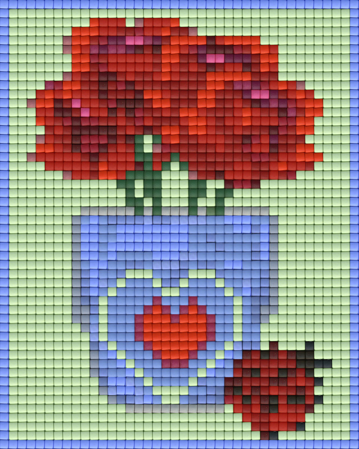 Pixelhobby Klassik Vorlage - Folkart Roses