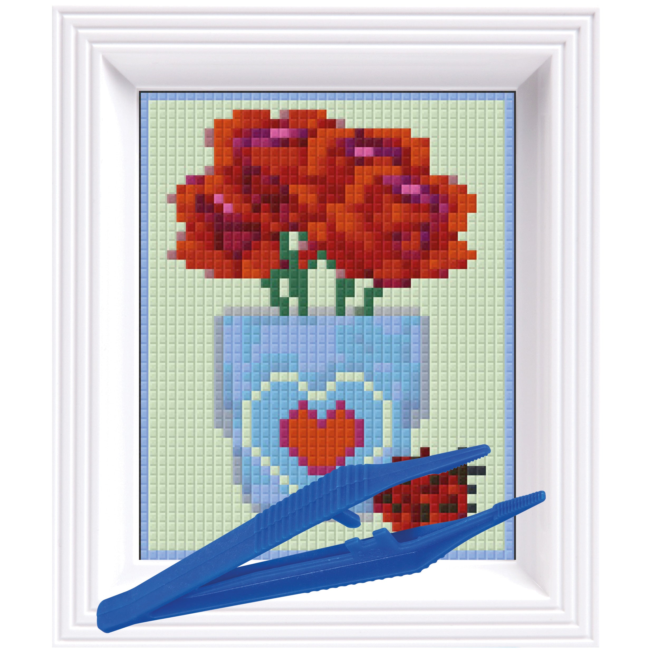 #Bilderrahmen_weiß #Pinzette_Kunststoffpinzette