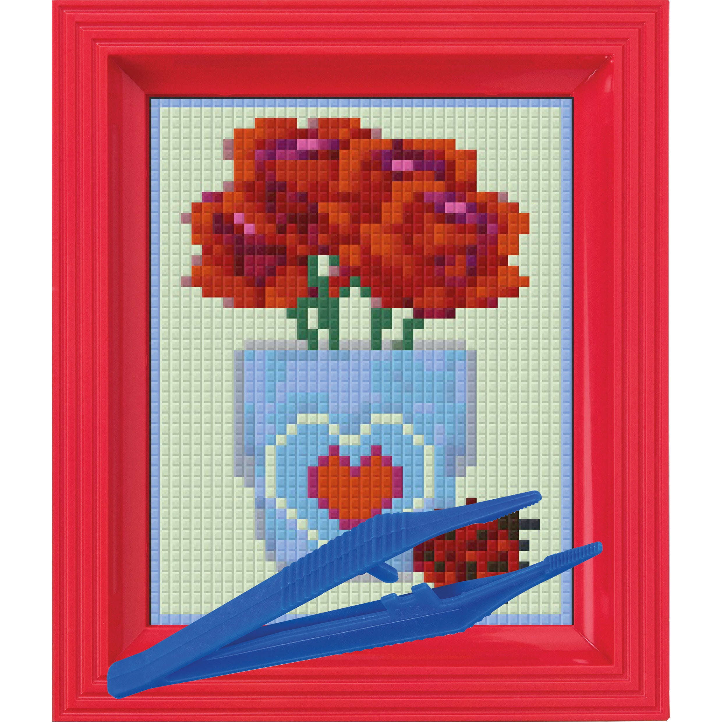 #Bilderrahmen_rosarot #Pinzette_Kunststoffpinzette