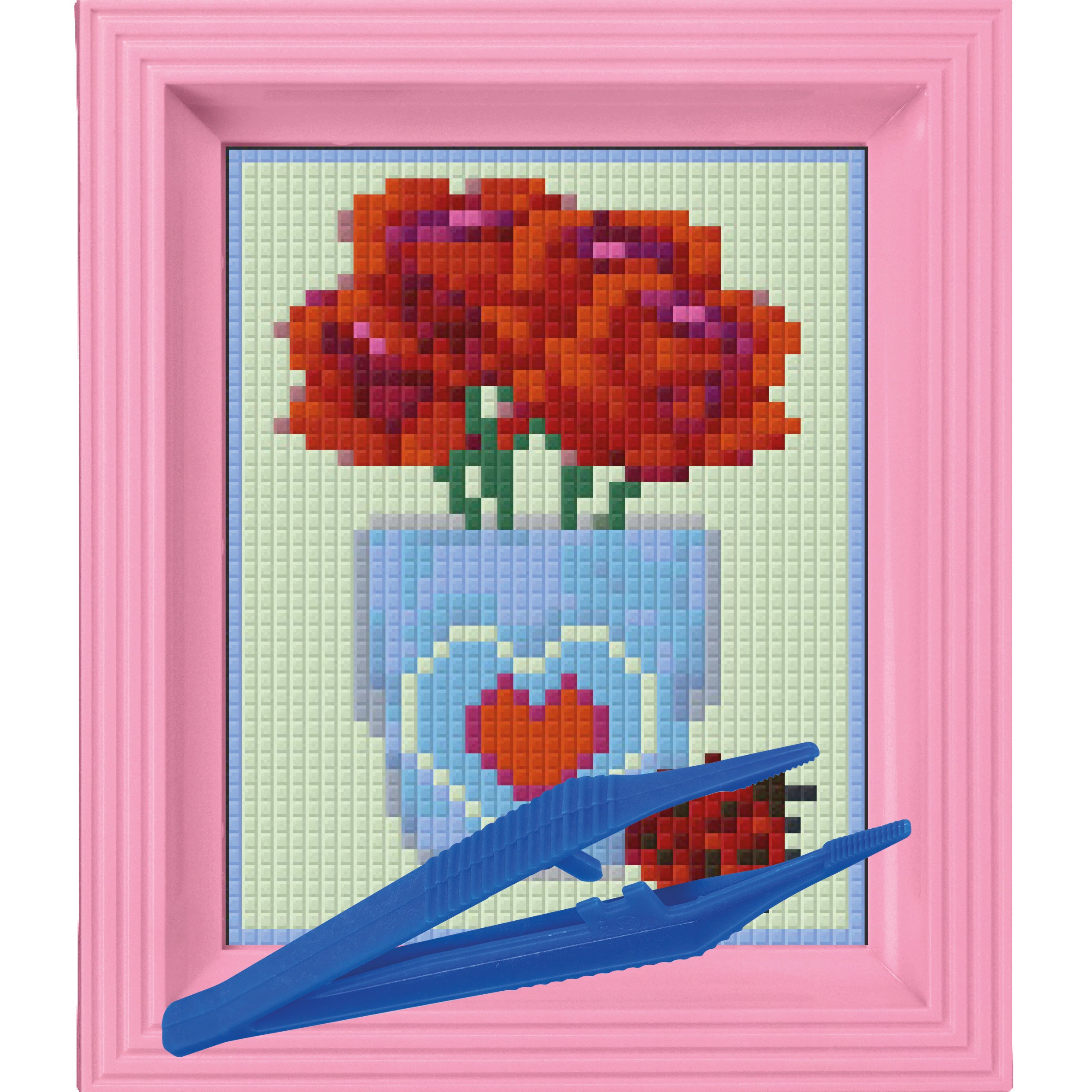 #Bilderrahmen_rosa #Pinzette_Kunststoffpinzette