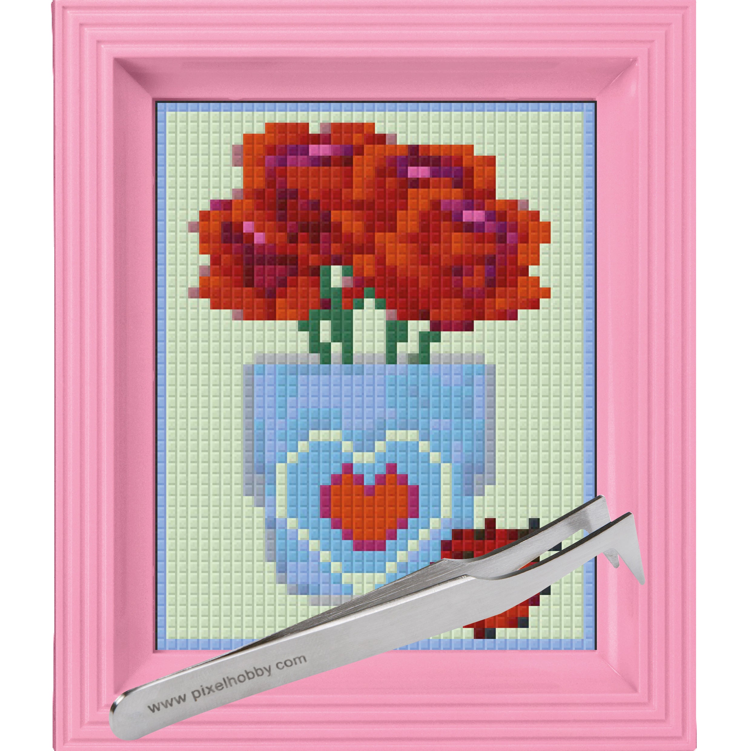#Bilderrahmen_rosa #Pinzette_Pinzette abgewinkelt