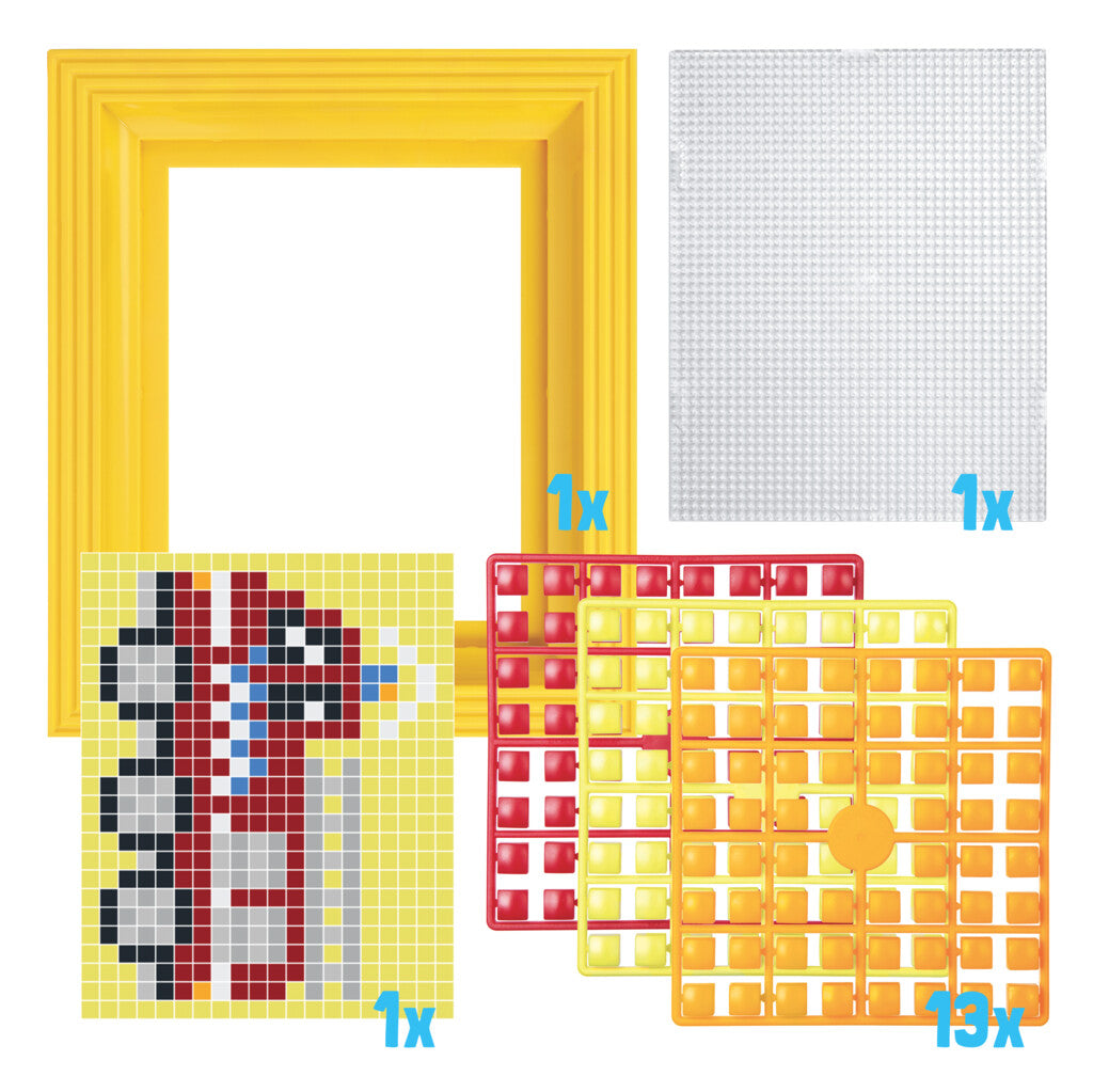 Pixelhobby XL Geschenksets - Feuerwehrauto