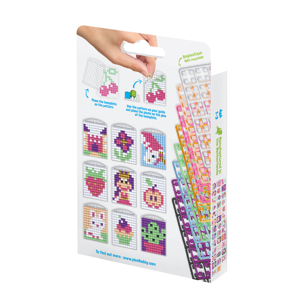 Pixelhobby Medaillon-Schlüssel Anhänger Set - Cute