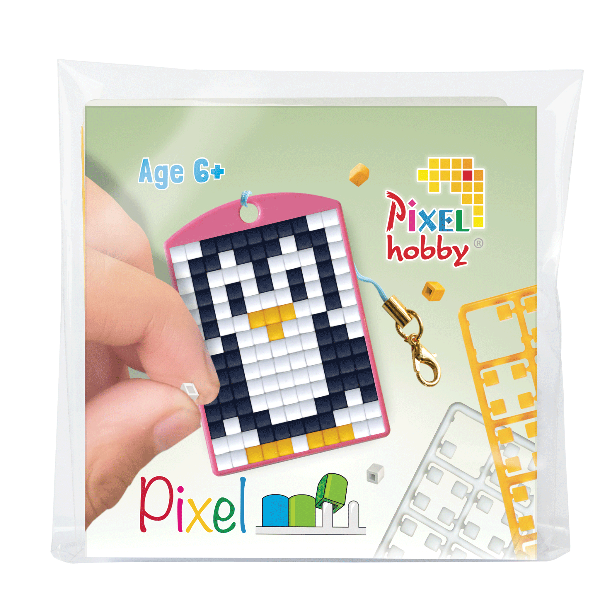 Pixelhobby Medaillon Set - Pinguin