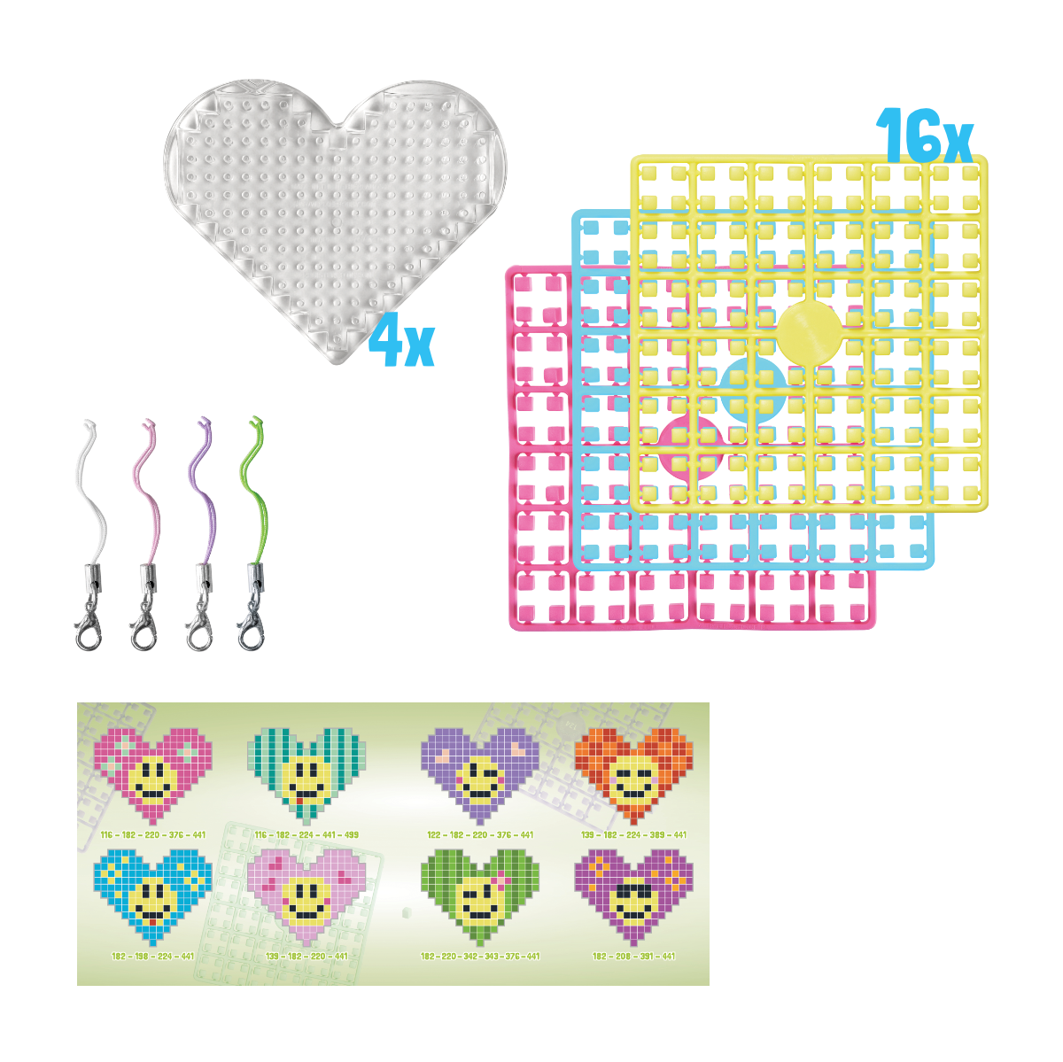 Pixelhobby Klassik (Mini) Heart Theme Box - Smileys
