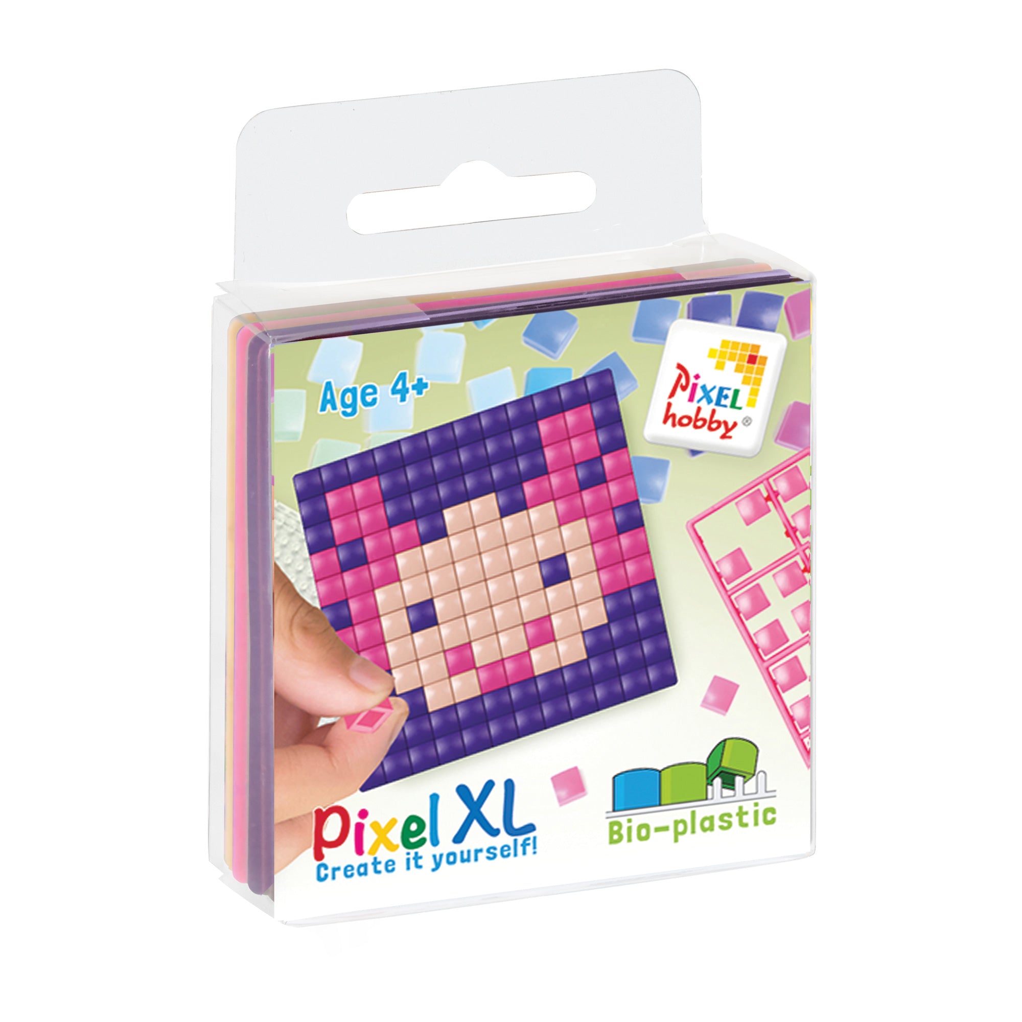 Pixelhobby XL Magnet Fun Set - Axolotl rosa