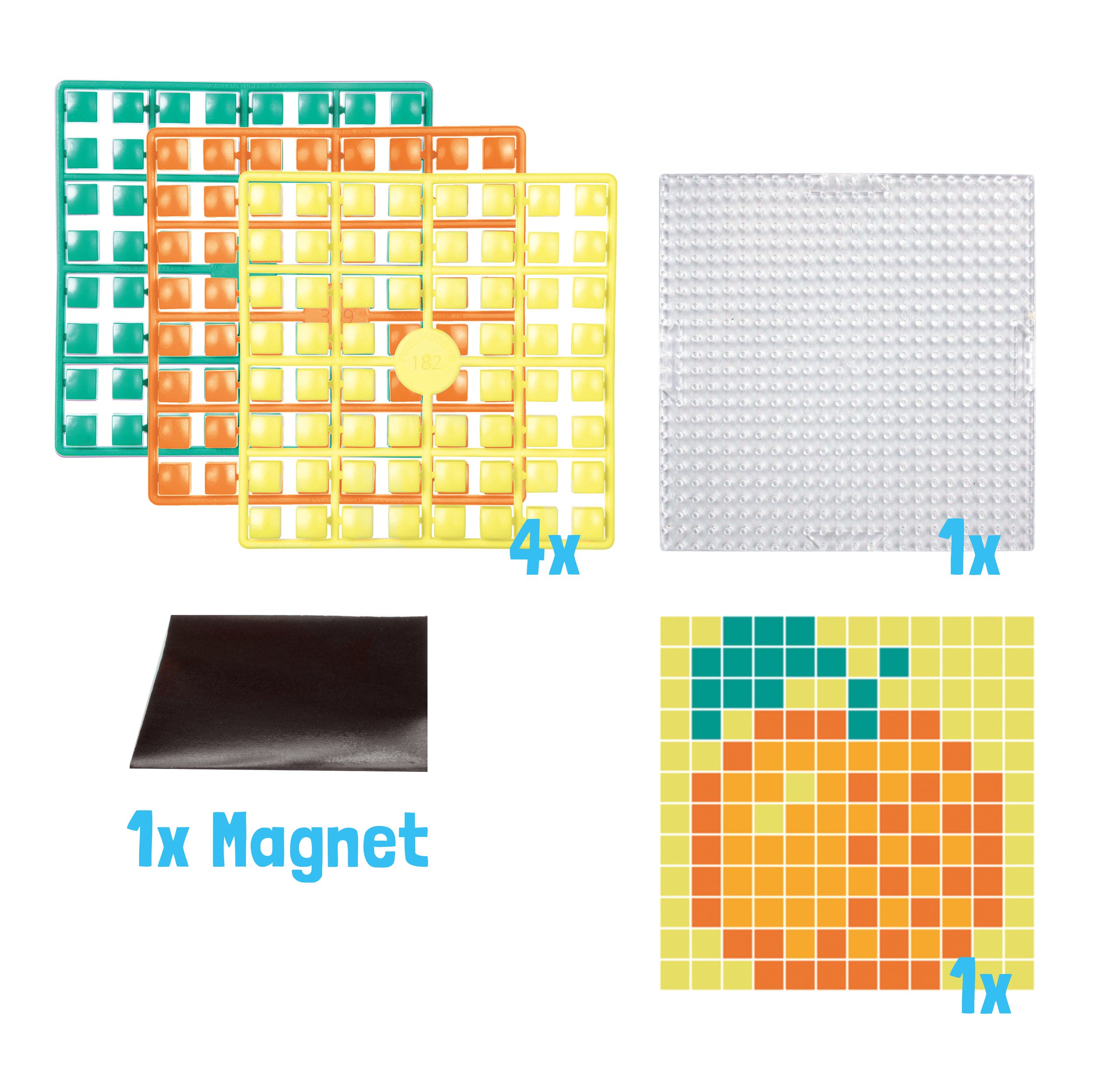 Pixelhobby XL Magnet Fun Set - Orange