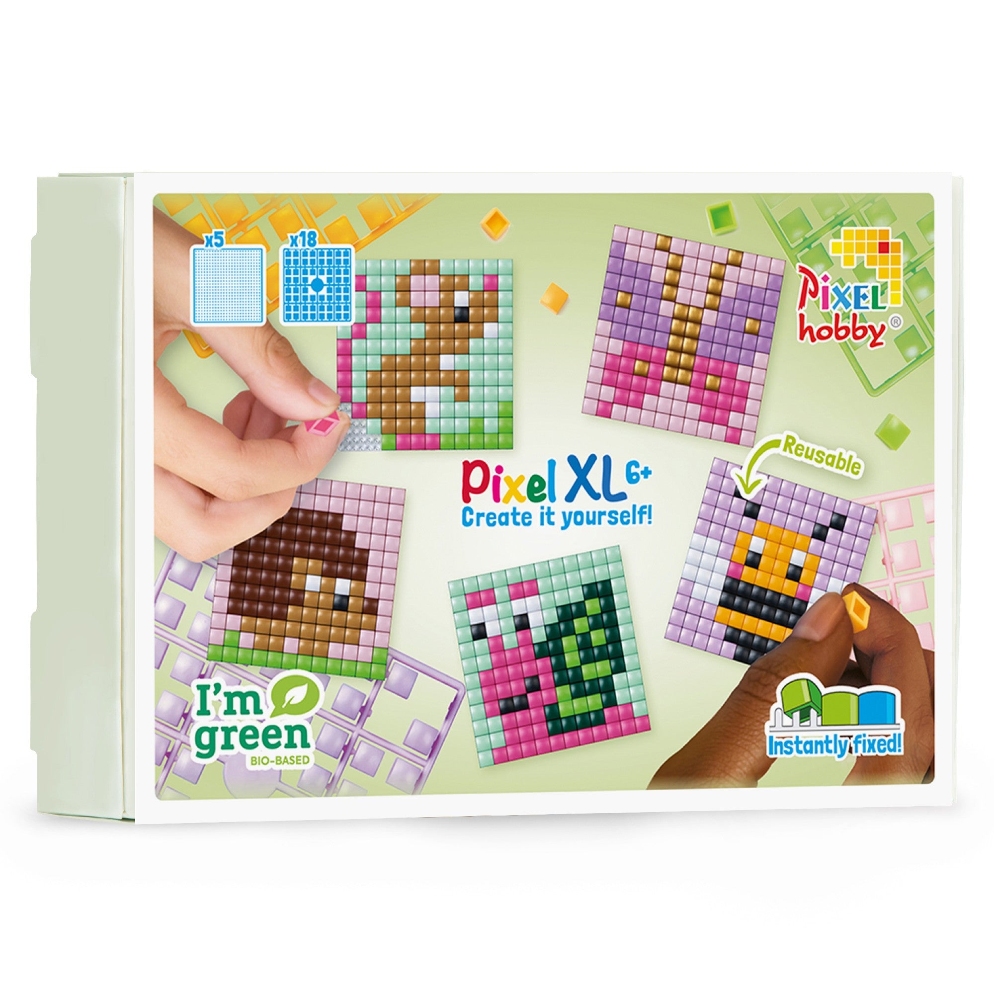 Pixelhobby XL (Midi) Themen Box - kleine Tiere