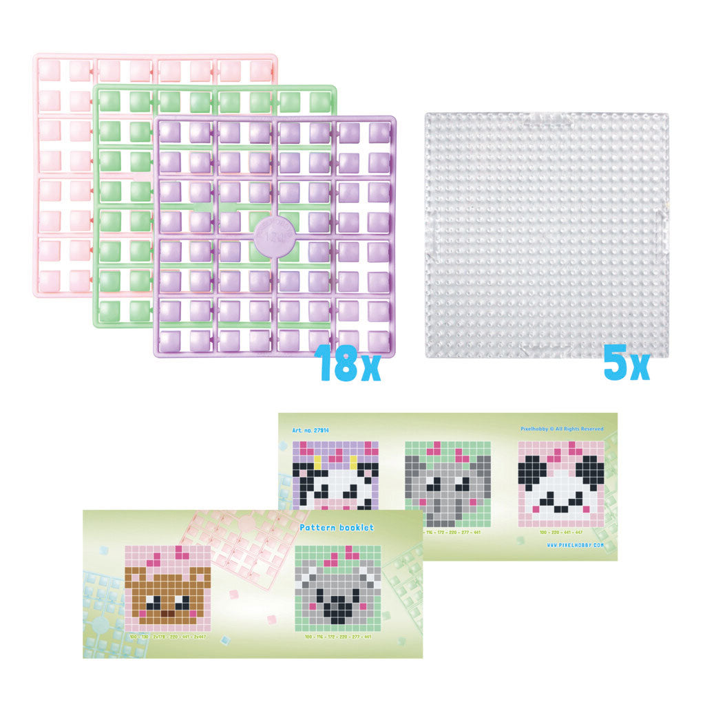 Pixelhobby XL (Midi) Themen Box - Kawaii Wildtiere