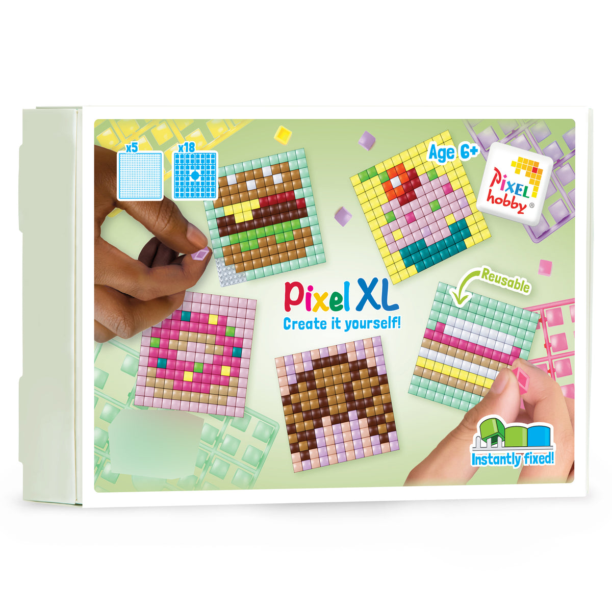 Pixelhobby XL (Midi) Themen Box - Snacks