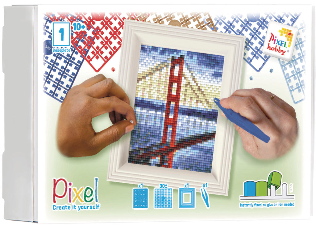 Pixelhobby Klassik Geschenkset - Golden Gate Bridge