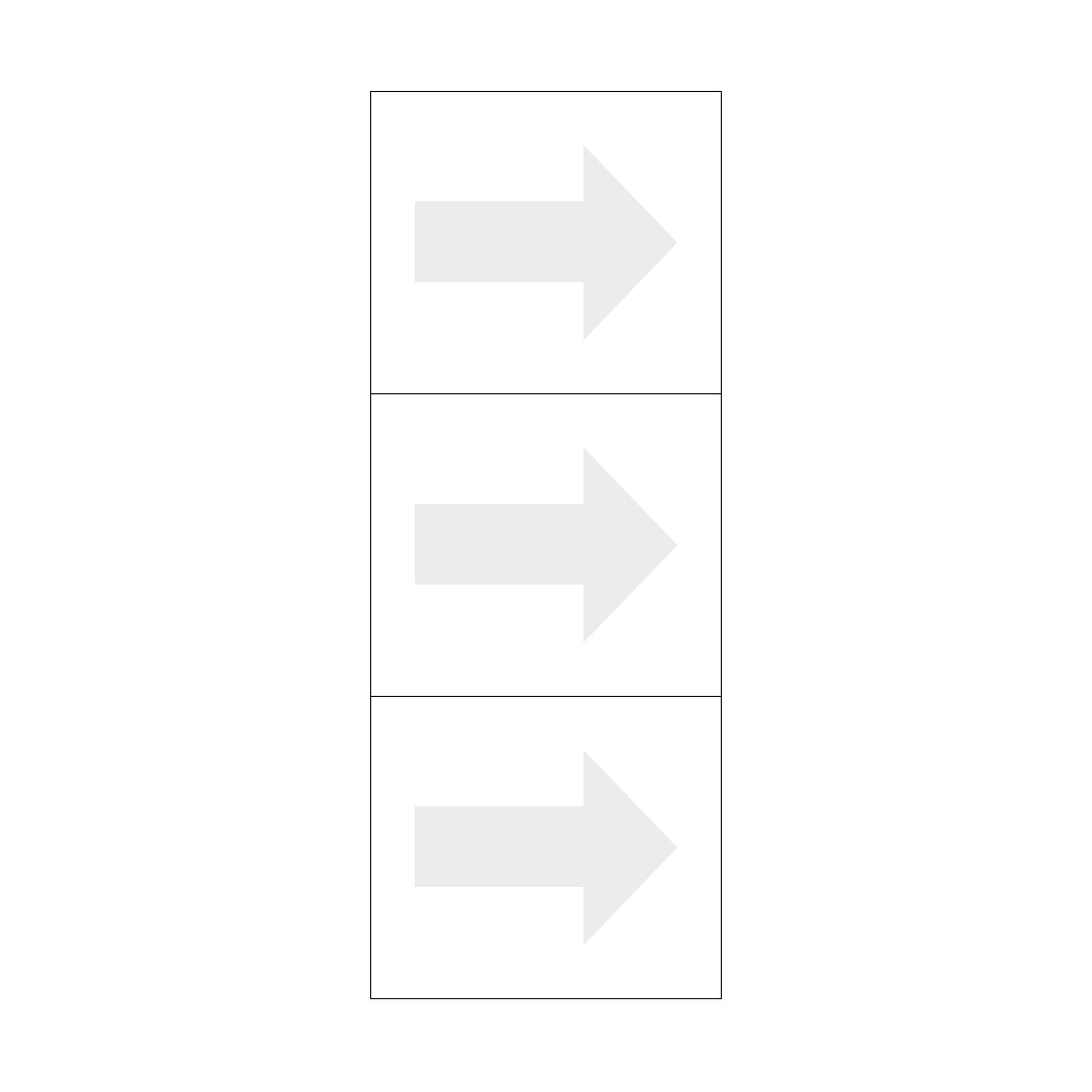 Pixelhobby Bilderrahmen für 3 Basisplatten – 3 x 1, Hochformat