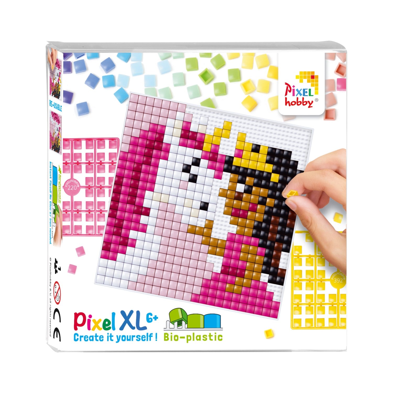 Pixelhobby XL Set - Einhorn und Prinzessin