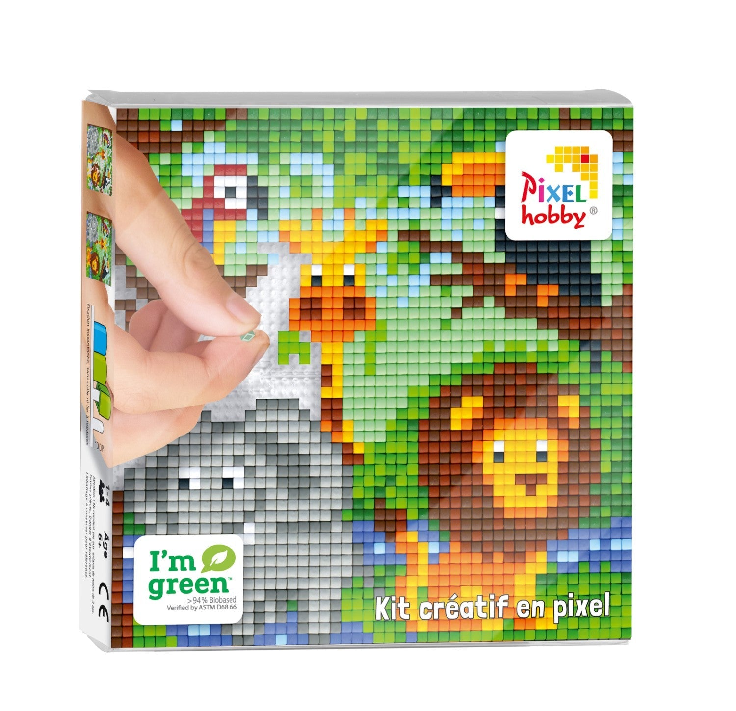 Pixelhobby Klassik Pixel Set - Dschungel + Kunststoffpinzette