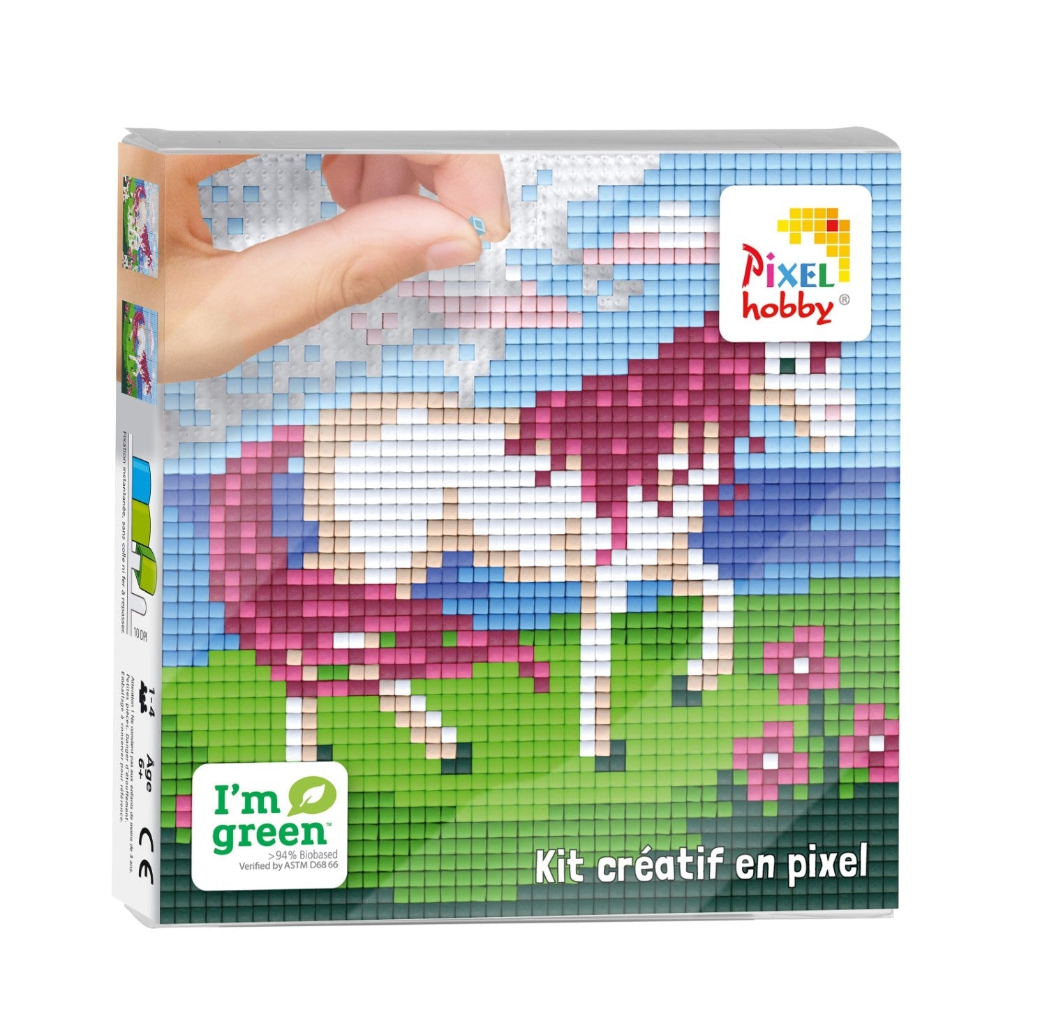 Pixelhobby Klassik Pixel Set - Einhorn + Kunststoffpinzette