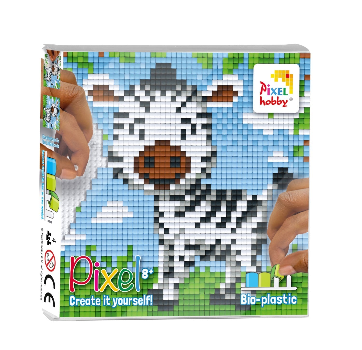 Pixelhobby Klassik Pixel Set - Zebra + Kunststoffpinzette