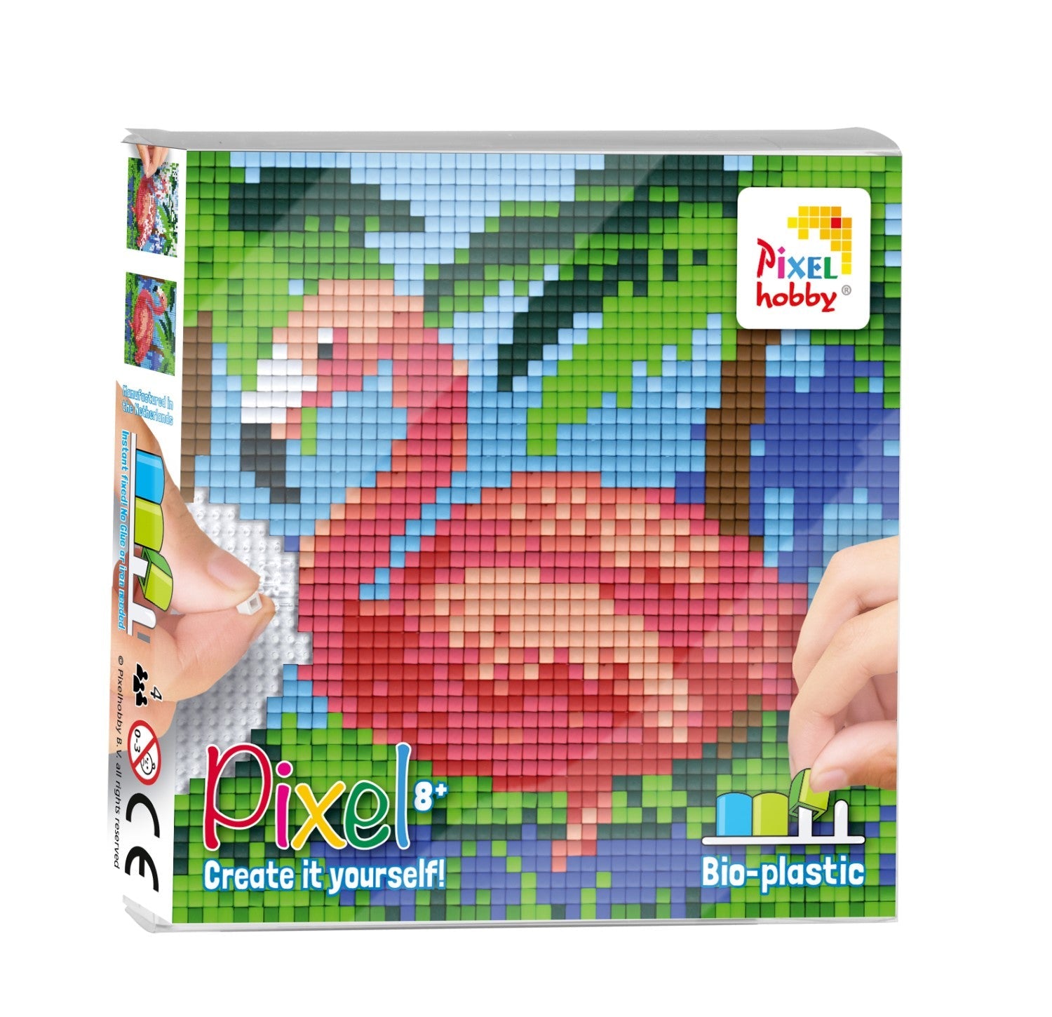 Pixelhobby Klassik Pixel Set - Flamingo + Kunststoffpinzette