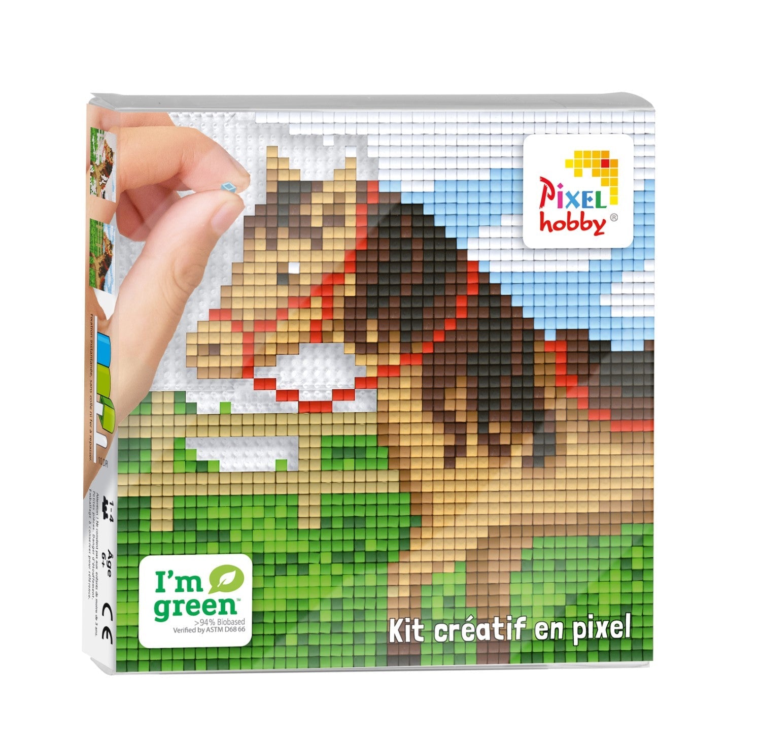 Pixelhobby Klassik Pixel Set - Pferd + Kunststoffpinzette