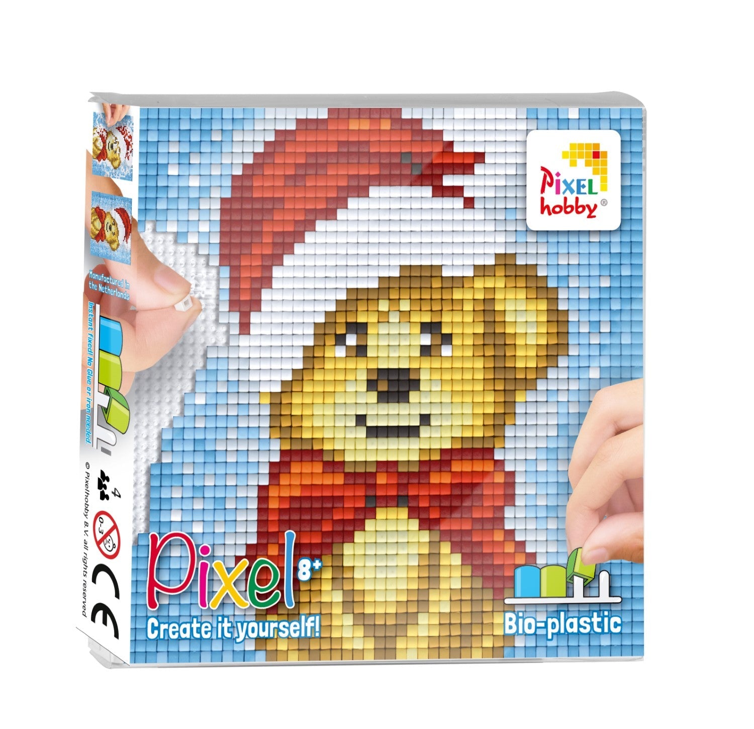 Pixelhobby Klassik Pixel Set - Weihnachtswelpe + Kunststoffpinzette