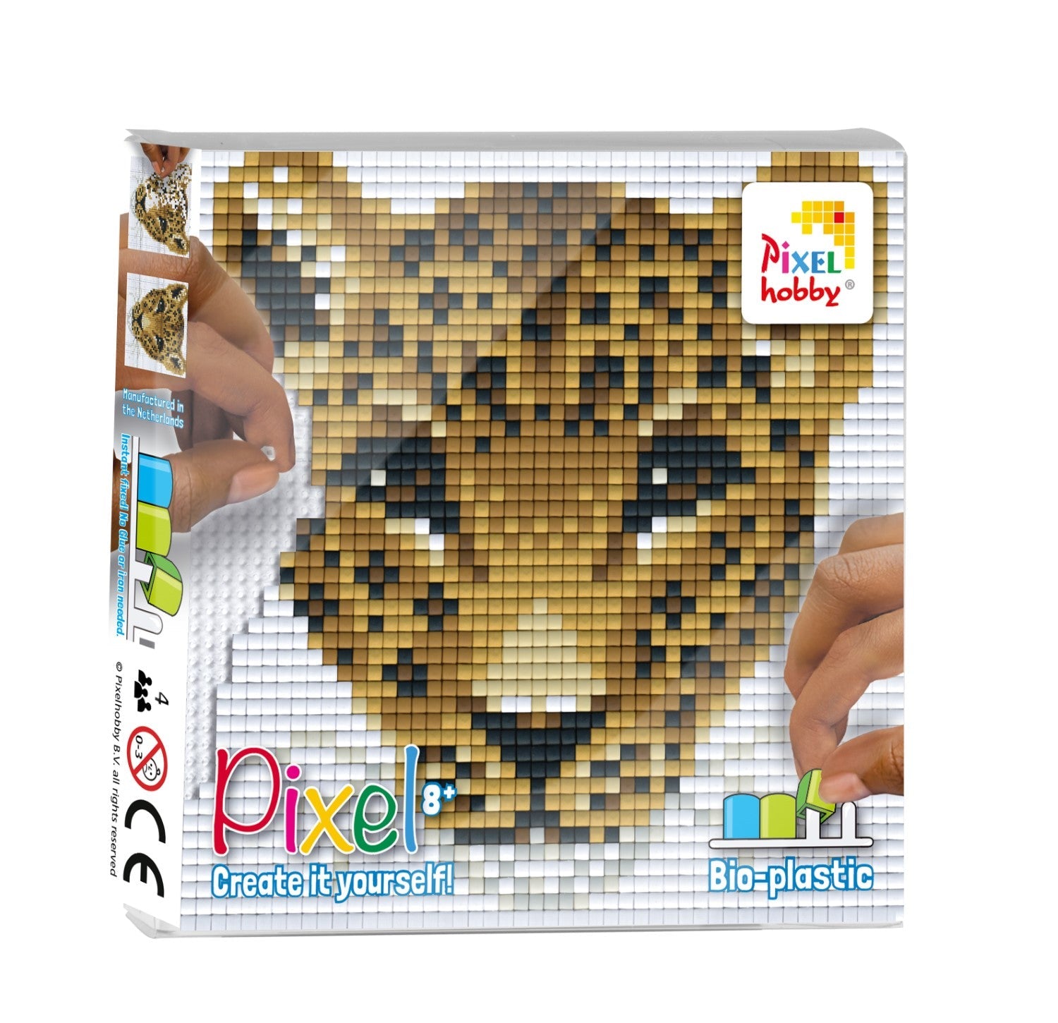 Pixelhobby Klassik Pixel Set - Leopard + Kunststoffpinzette