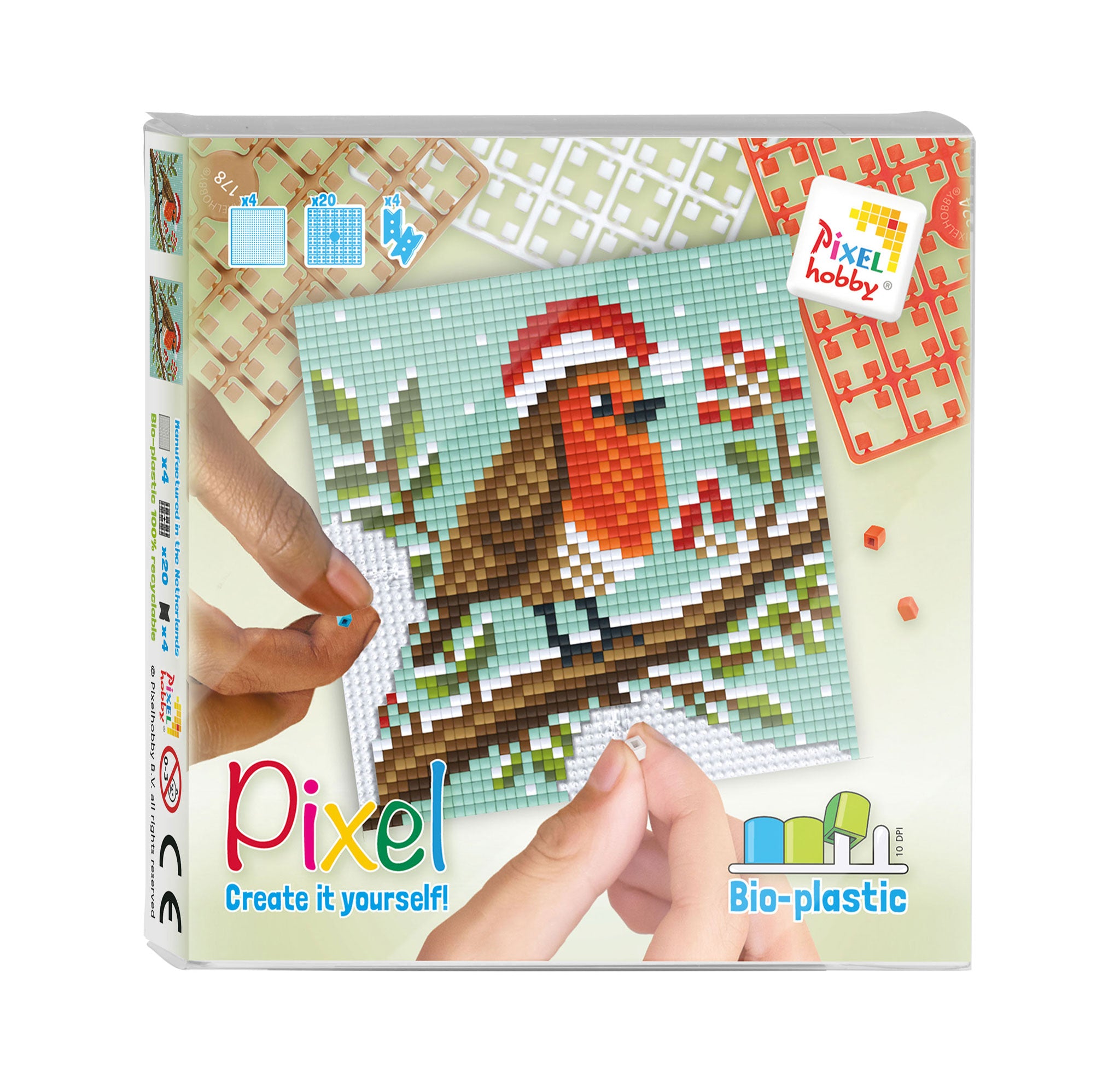 Pixelhobby Klassik Pixel Set - Rotkehlchen