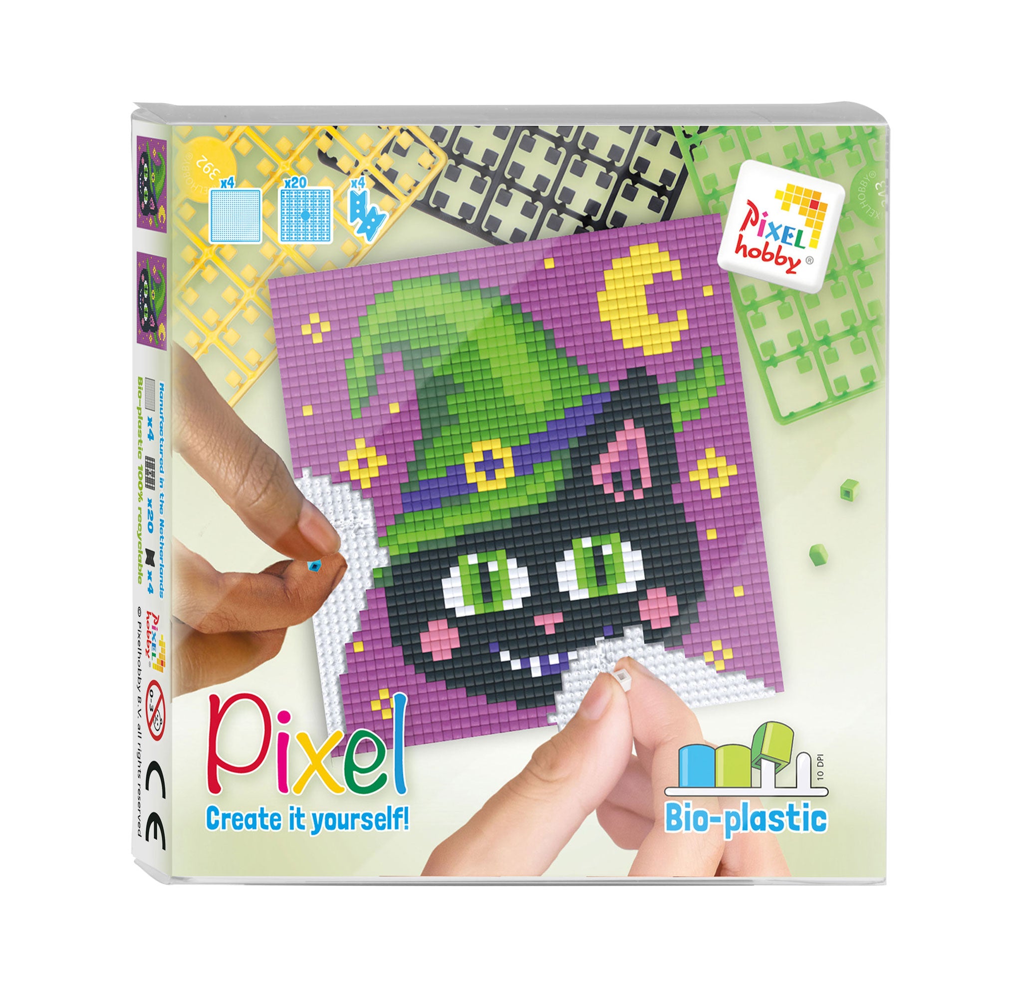 Pixelhobby Klassik Pixel Set - Halloweenkatze