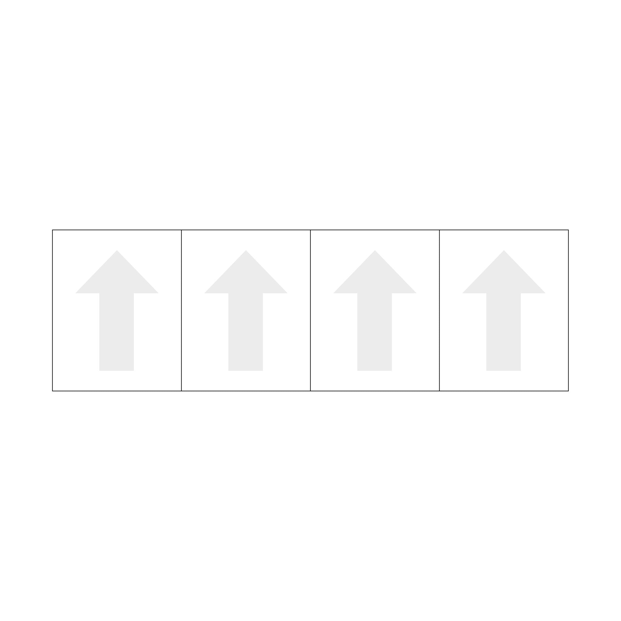 Pixelhobby Bilderrahmen für 4 Basisplatten – 4 x 1, Querformat