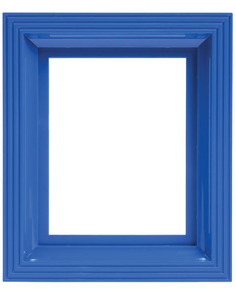 #Bilderrahmen_signalblau #Pinzette_keine Pinzette