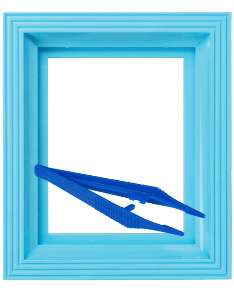 #Bilderrahmen_baby blau #Pinzette_Kunststoffpinzette