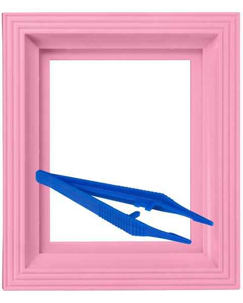 #Bilderrahmen_rosa #Pinzette_Kunststoffpinzette