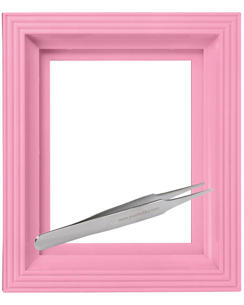 #Bilderrahmen_rosa #Pinzette_Pinzette gerade