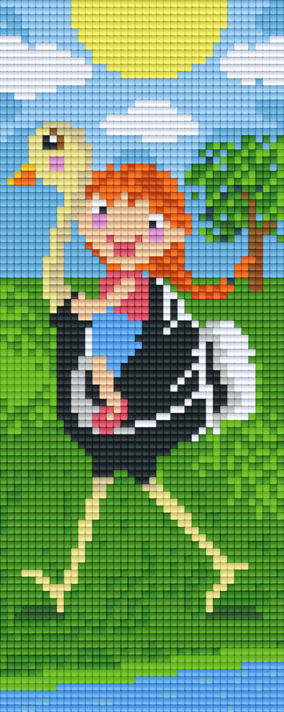 Pixelhobby Klassik Set - Ritt auf dem Emu