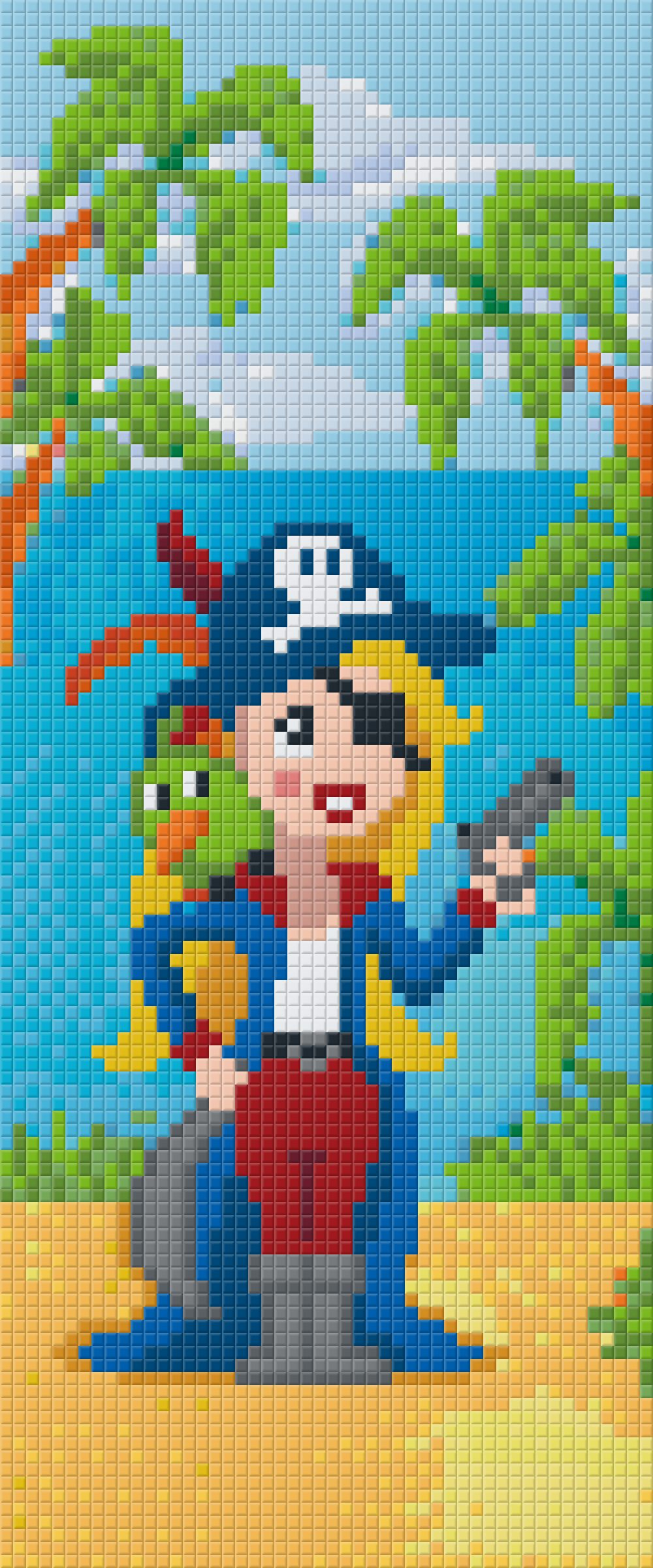 Pixelhobby Klassik Vorlage - Piratin