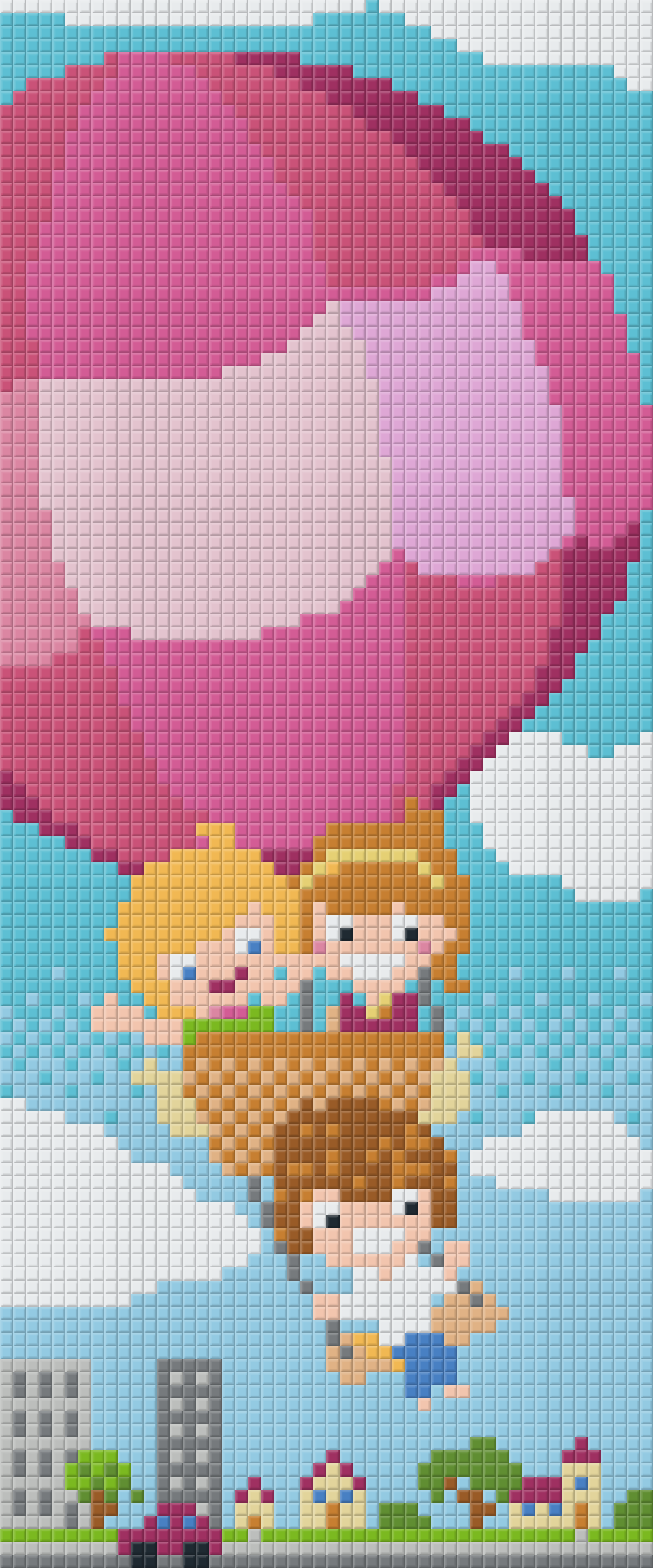 Pixelhobby Klassik Vorlage - Heißluftballonfahrt
