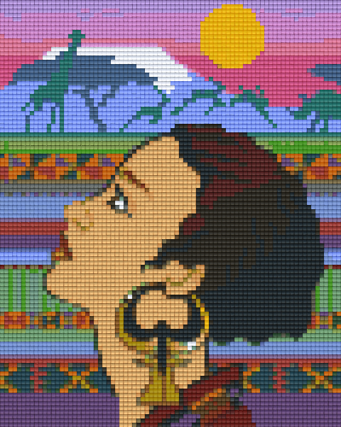 Pixelhobby Klassik Vorlage - Afrika