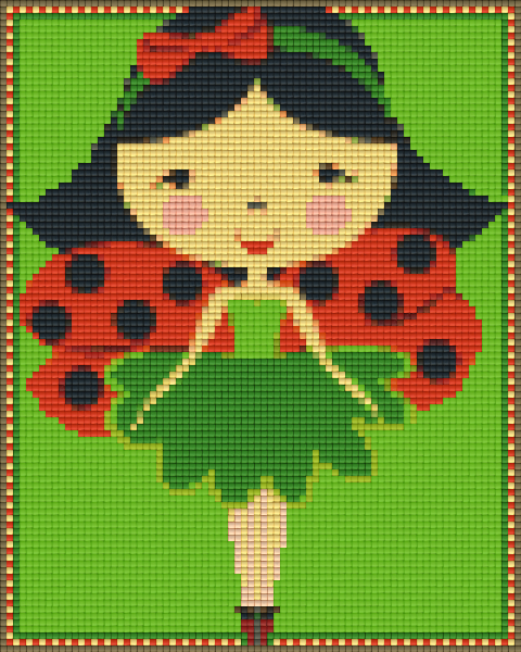 Pixelhobby Klassik Set - Marienkäfermädchen