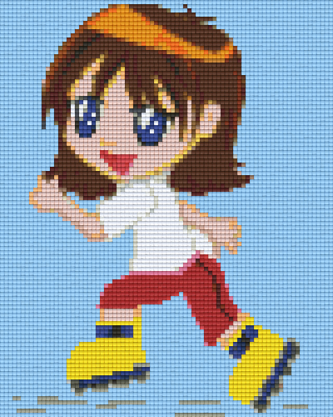 Pixelhobby Klassik Set - Rollschuhfahrer
