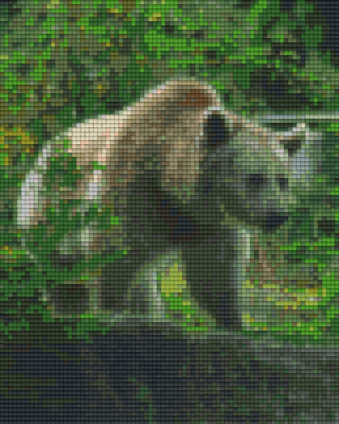 Pixel hobby classic template - brown bear