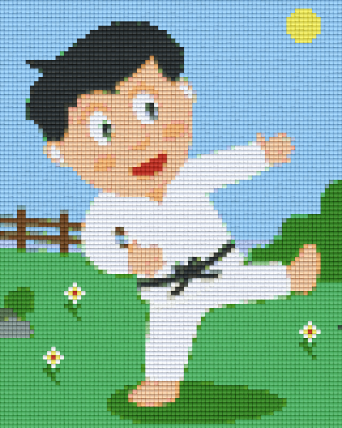 Pixelhobby Klassik Vorlage - Judo