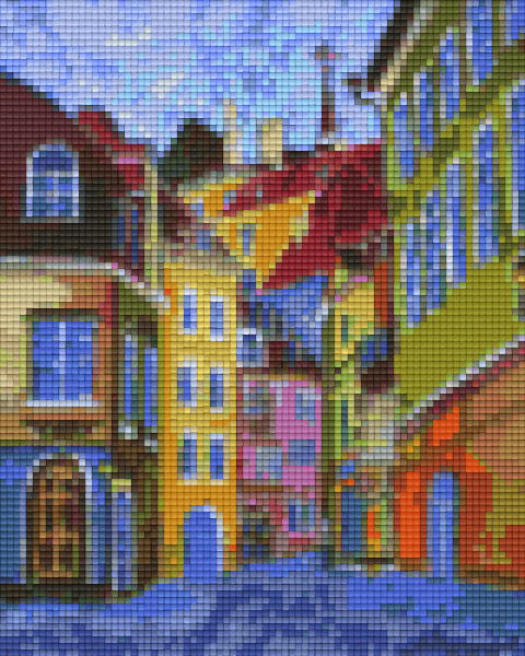 Pixelhobby Klassik Vorlage - Cityscape