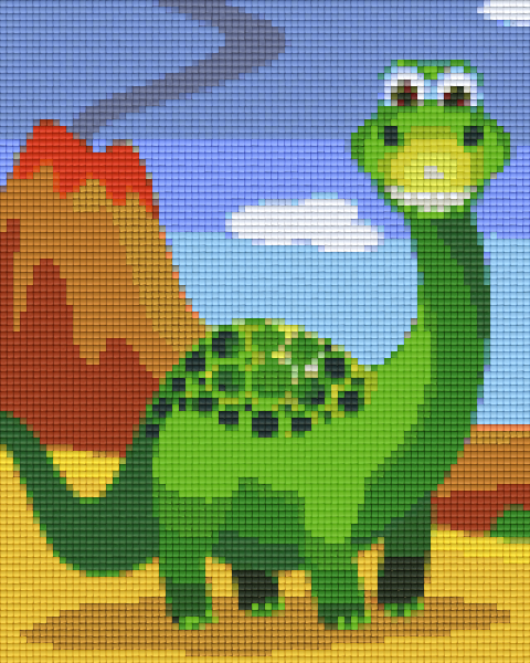 Pixel Hobby Classic Template - Green Dino
