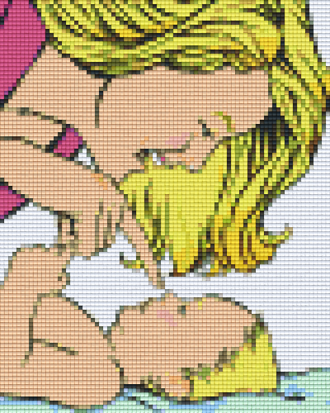Pixelhobby Klassik Vorlage - Mutter mit Baby