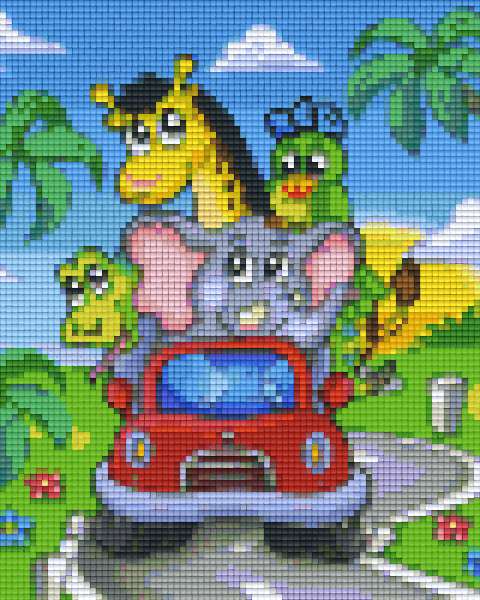 Pixelhobby Klassik Vorlage - Im Urlaub