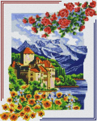 Pixelhobby classic set - castle by the lake