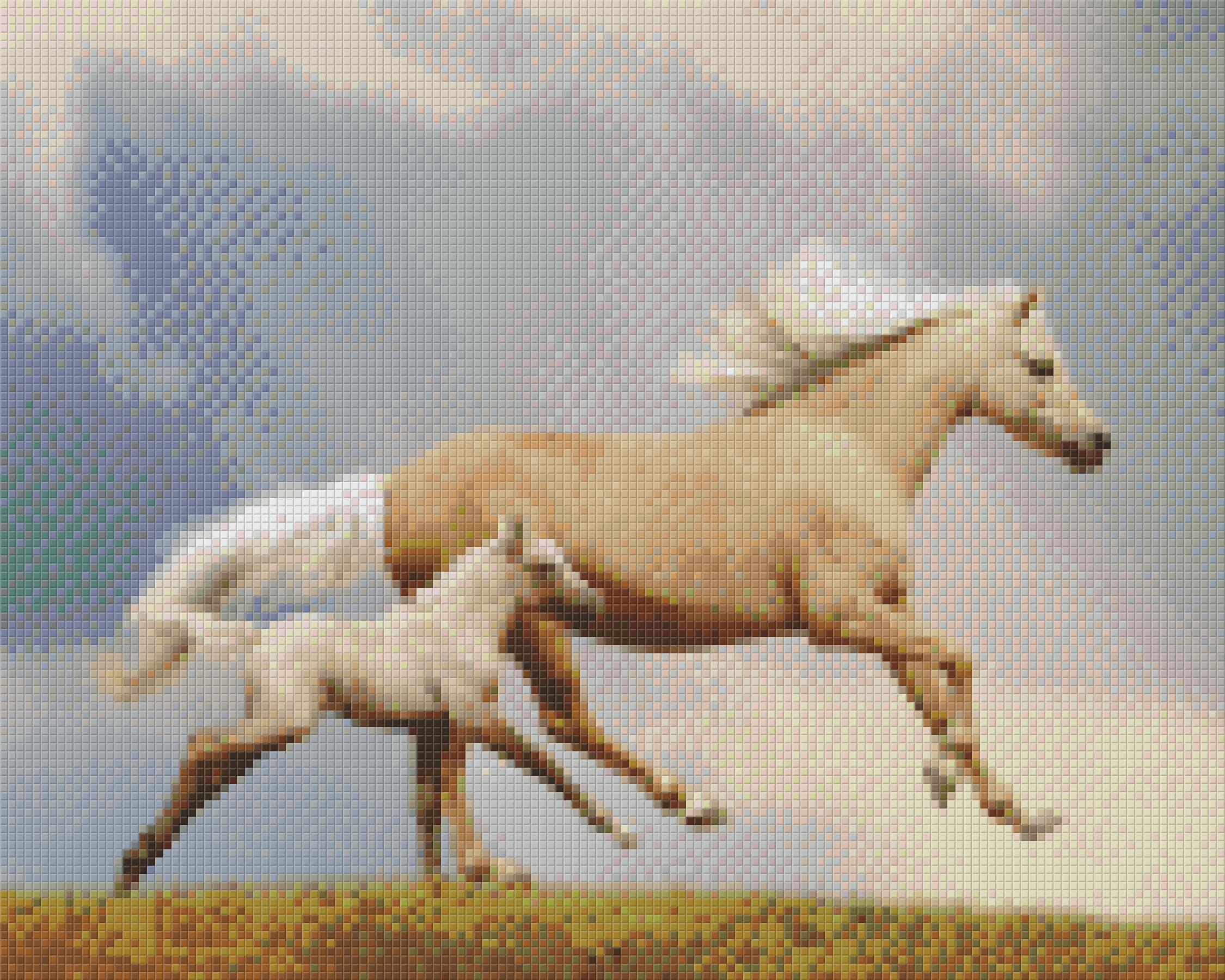 Pixelhobby Klassik Set - Stute mit Fohlen