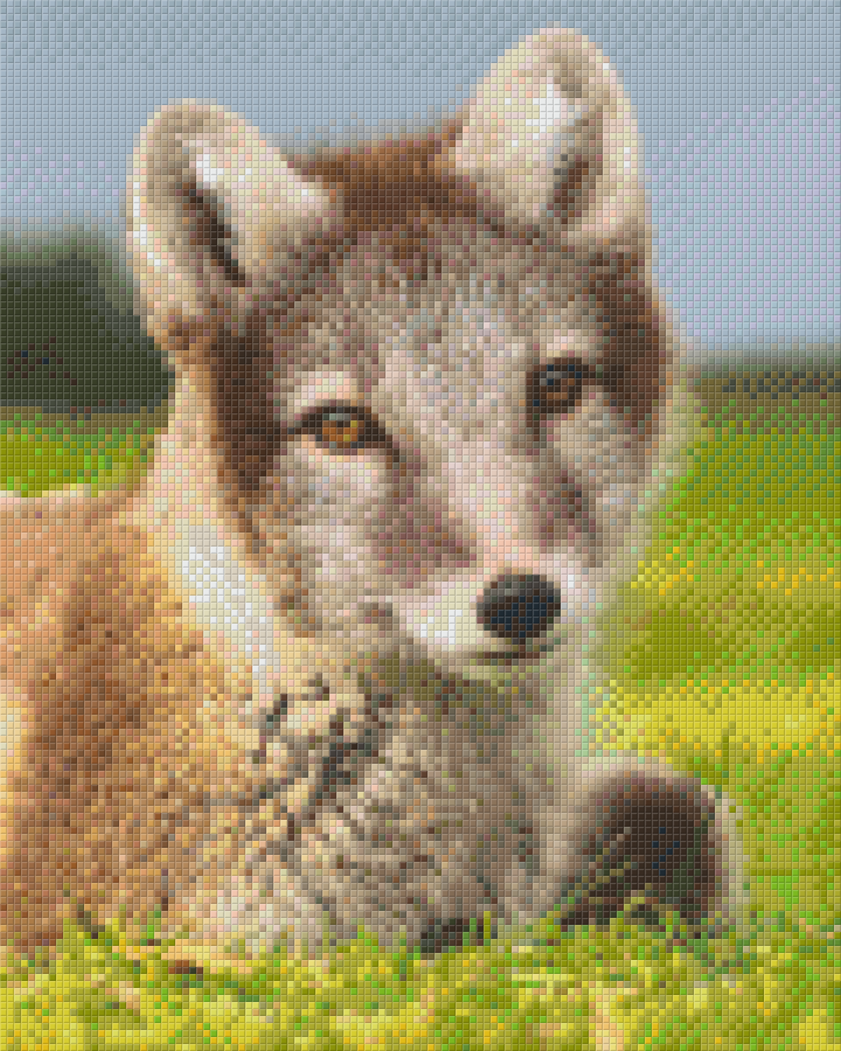 Pixelhobby Klassik Vorlage - Wolf Puppy