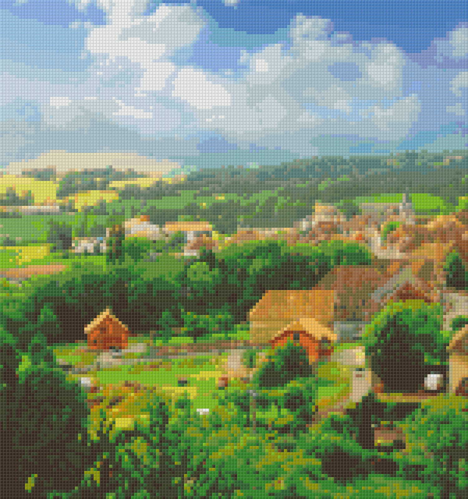 Pixelhobby Klassik Set - Dorfimpression