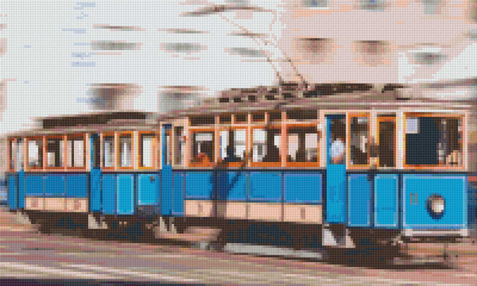 Pixelhobby Klassik Set - Straßenbahn