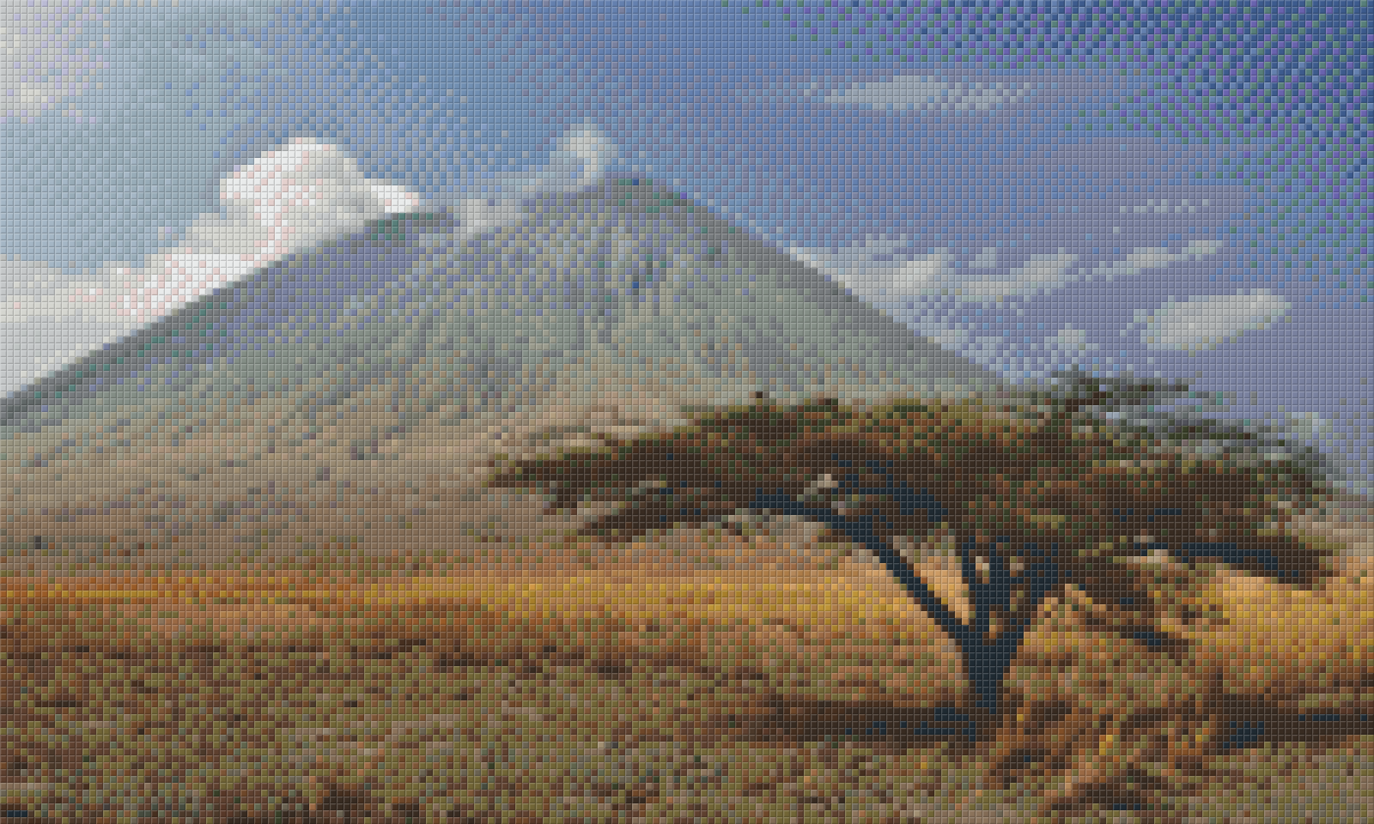 Pixelhobby Klassik Set - Vulkan Tansania