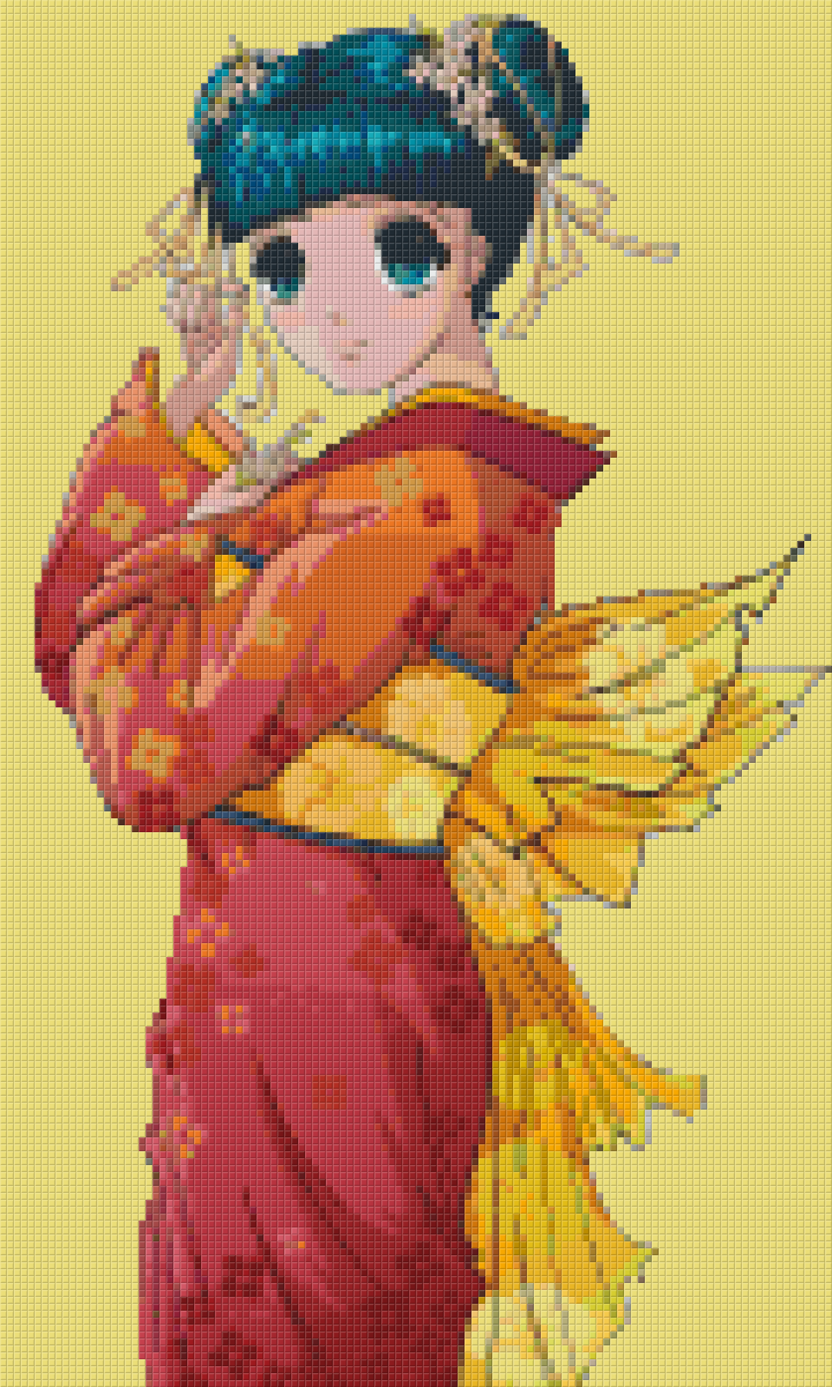 Pixelhobby Klassik Set - Japanisches Mädchen